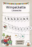 Vorschau - Poster - Wimpelkette - Leseecke - Deckblatt