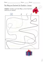 Vorschau - Arbeitsblätter - Finde den Weg zum Geschenk - Labyrinth - Seite 3