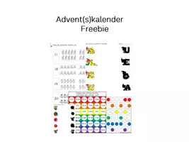 Vorschau - Stationenlernen - Adventskalender freebie2 - Deckblatt