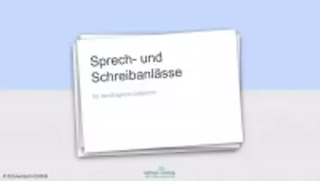 Vorschau - Bildkarten - Präsentation mit 66 Folien: Sprech- und Schreibanlässe für den Englisch-Unterricht - Seite 1