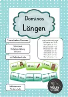 Vorschau - Fördermaterial/Inklusion - Dominos Längen - Deckblatt