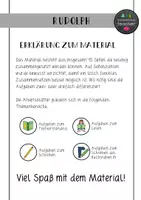 Vorschau - Arbeitsblätter - Rr wie Rudolph - Buchstabeneinführung mit Geschichte von "Rudolph dem Rentier" - Seite 1