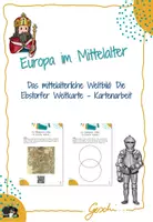 Vorschau - Arbeitsblätter - UR6 Europa im Mittelalter - 30. Stunde: Das mittelalterliche Weltbild: Die Ebstorfer Weltkarte - Deckblatt