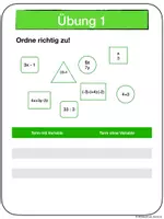 Vorschau - Arbeitsblätter - Materialpaket - Terme einfache Übungen - Seite 3