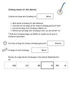 Vorschau - Arbeitsblätter - Schulweg messen mit dem Messrad - Seite 1