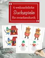Vorschau - Arbeitsblätter - 6 lustige Suchbilder für Zwischendurch - Weihnachten - Deckblatt