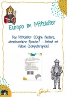 Vorschau - Arbeitsblätter - UR6 Europa im Mittelalter - 34. Stunde: Das Mittelalter: (K)eine finstere, abenteuerliche Epoche? - Deckblatt