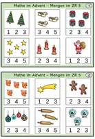 Vorschau - Fördermaterial/Inklusion - Mathe im Advent - Kartei Mengen im ZR 5 - Seite 2