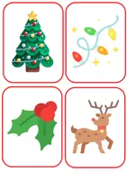 Aperçu - Fiches - christmas flashcards et vocabulary trace écrite - Page de couverture