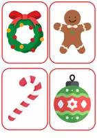 Aperçu - Fiches - christmas flashcards et vocabulary trace écrite - Page 2
