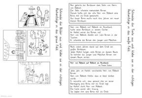 Vorschau - Arbeitsblätter - Herr von Ribbeck - Zuordnungsaufgabe - Seite 2
