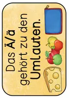Vorschau - Präsentationen/Tafelbilder - Materialpaket - Tafelmaterial Umlaute Ää, Öö und Üü (Bild- und Wortkarten) - Seite 3