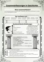 Vorschau - Poster - Lernplakat Geschichte - Zusammenfassungen - Seite 1