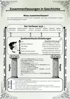 Vorschau - Poster - Lernplakat Geschichte - Zusammenfassungen - Deckblatt