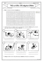 Vorschau - Arbeitsblätter - Bildergeschichte Vater und Sohn Der selbstgebaute Schlitten - Seite 1