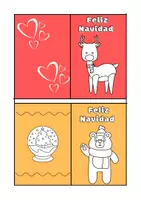 Vista previa - Manualidades / Dibujos para colorear - Actividades navideñas - página 3