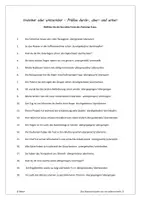 Vorschau - Arbeitsblätter - trennbare und untrennbare Verben für C1 (mit Lösung) - Deckblatt