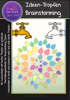 Vorschau - Bildkarten - Brainstorming Wasserhahn Tropfen - Deckblatt