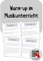 Vorschau - Spiele - Warm-Up-Übungen, Bewegung, Musikunterricht - Deckblatt