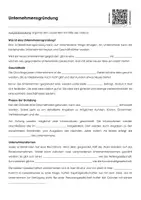Vorschau - Arbeitsblätter - Unternehmensgründung (Arbeitsblatt mit Erklärvideo) - Deckblatt