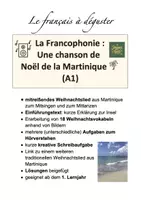 Vorschau - Arbeitsblätter - Une chanson de Noël de la Martinique (Francophonie A1) - Deckblatt