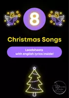 Vorschau - Arbeitsblätter - 8 Christmas Songs, die alle deine Musikschüler*innen lernen wollen - Deckblatt