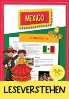 Vorschau - Arbeitsblätter - Mexico: Leseverstehen und Landeskunde (Spanisch) - Deckblatt