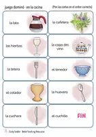 Vista previa - Juegos / Gamificación - en la cocina juego dominó español - página 3