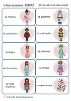 Vista previa - Juegos / Gamificación - carnaval domino Español juego para la primaria - página 2