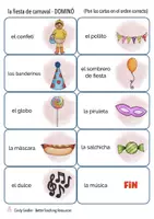 Vista previa - Juegos / Gamificación - carnaval domino Español juego para la primaria - página 3