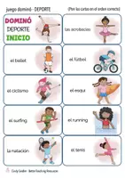 Aperçu - Jeux - Espagnol - jeu : deporte juego dominó español - Page 1