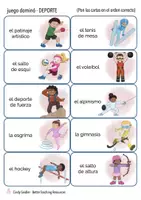 Aperçu - Jeux - Espagnol - jeu : deporte juego dominó español - Page 2
