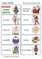 Aperçu - Jeux - Espagnol - Jeu : Navidad domino Español - Page 1