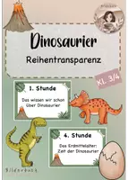 Vorschau - Poster - Dinosaurier- Reihentransparenz - Deckblatt