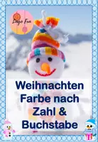 Vorschau - Arbeitsblätter - Weihnachten Farbe Nach Zahl Arbeitsblätter - Deckblatt