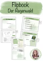 Vorschau - Stundenentwürfe - Geografie - Flipbook Regenwald (tropische Zone) (Kl. 6-7) - Deckblatt