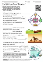 Vorschau - Arbeitsblätter - Lernposter + Arbeitsblatt "Ökosystem" + Onlineübung & MP3 + Mindmap + Infografik - Seite 1