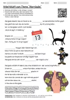 Vorschau - Arbeitsblätter - Lernposter + Arbeitsblatt "Aberglaube" + Onlineübung & MP3 + Mindmap + Infografik - Seite 1