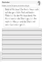 Vorschau - Arbeitsblätter - Adventstürchen 5: Weihnachtliches Abschreiben (1.-4. Klasse) - Seite 3