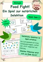 Vorschau - Arbeitsblätter - Materialpaket: Spiele zum Thema Evolution Sek. I - Seite 1
