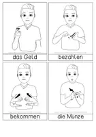 Vorschau - Fördermaterial/Inklusion - Geld - Cliparts und Begriffe in der Gebärdensprache - Seite 3