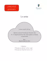 Aperçu - Feuilles d'exercices - Grammaire - Le verbe - Page 1