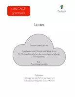 Aperçu - Feuilles d'exercices - Grammaire - Le nom - Page 1