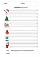 Vorschau - Arbeitsblätter - Laufdiktat Weihnachten - Deckblatt