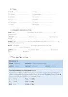 Vorschau - Arbeitsblätter - Les verbes avec -re,-er,-ir - Seite 1