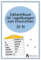 Vorschau - Arbeitsblätter - Materialpaket Zahlenhäuser ZR 10 - Seite 3