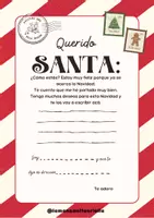 Vista previa - Hojas de trabajo - Diferentes cartas para Santa - página 1