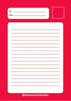 Vista previa - Hojas de trabajo - Diferentes cartas para Santa - página 3