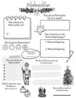 Vorschau - Arbeitsblätter - Steckbrief „So feiern wir Weihnachten“ – Arbeitsblatt (Grundschule) - Seite 2