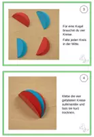 Vorschau - Mal- und Bastelvorlagen - Kunst Fasching, Faschingsgirlande Kugeln - Seite 2